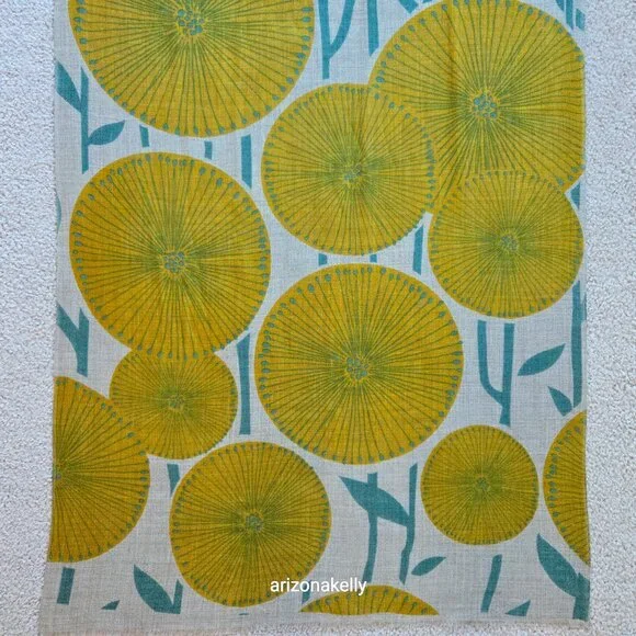 NWOT Cashmere Scarf Retro Scandinavian Design - Picture 2 of 14